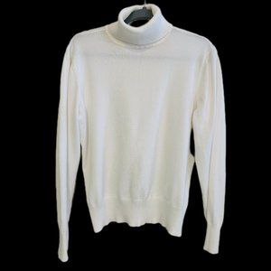 Time and Tru Cream Turtleneck Sweater Size XL